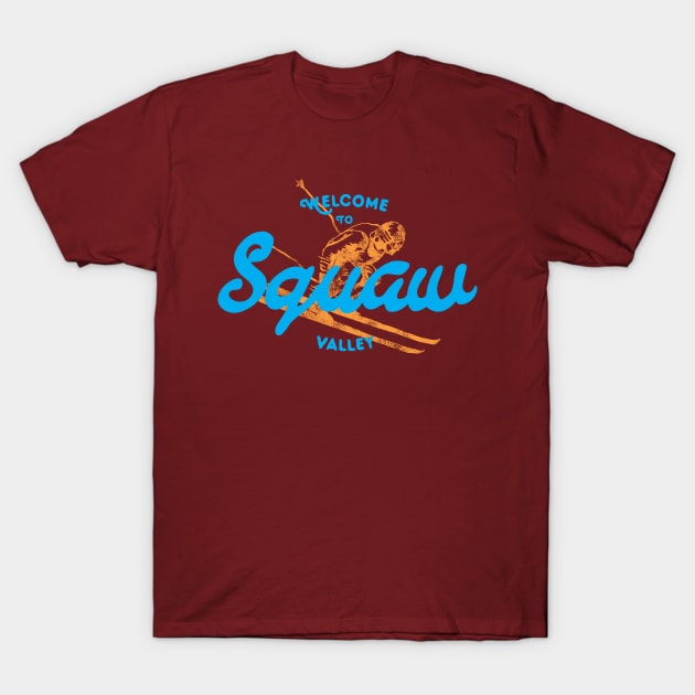 Squaw Valley Vintage T-Shirt by derekcreates